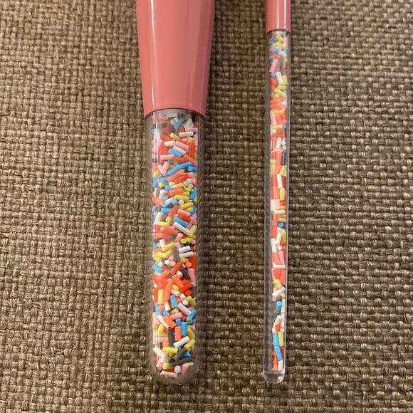 Makeup Brush Set Ice Cream Sprinkles Pretty Pink - Picture 3 of 8